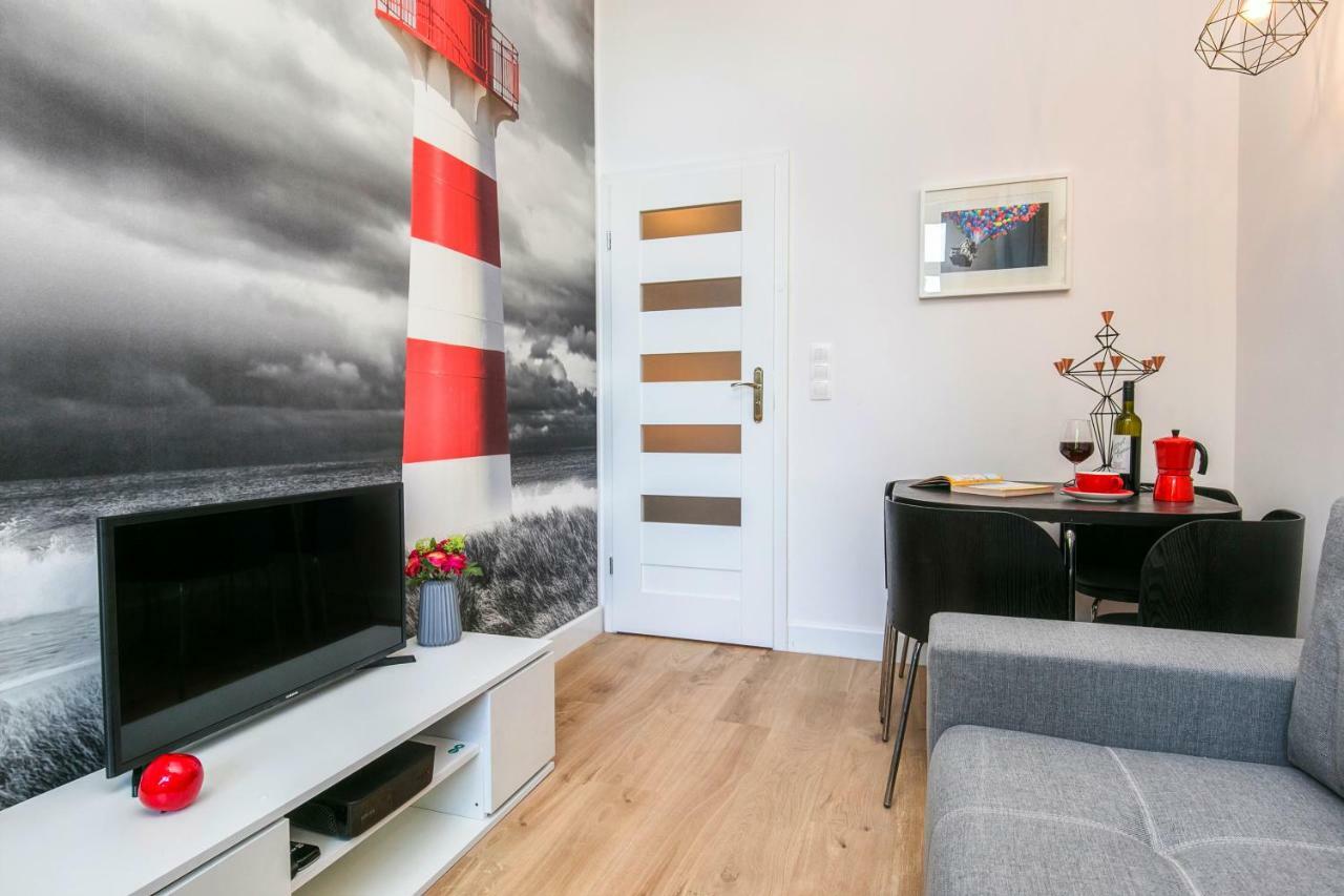 BERG Apartament RED obok Starego Miasta Gdansk Bagian luar foto