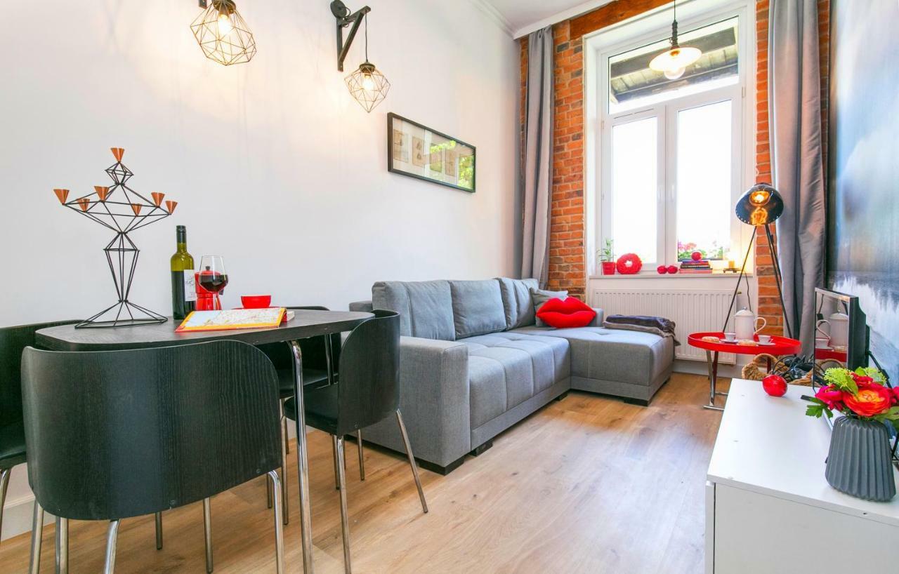 BERG Apartament RED obok Starego Miasta Gdansk Bagian luar foto