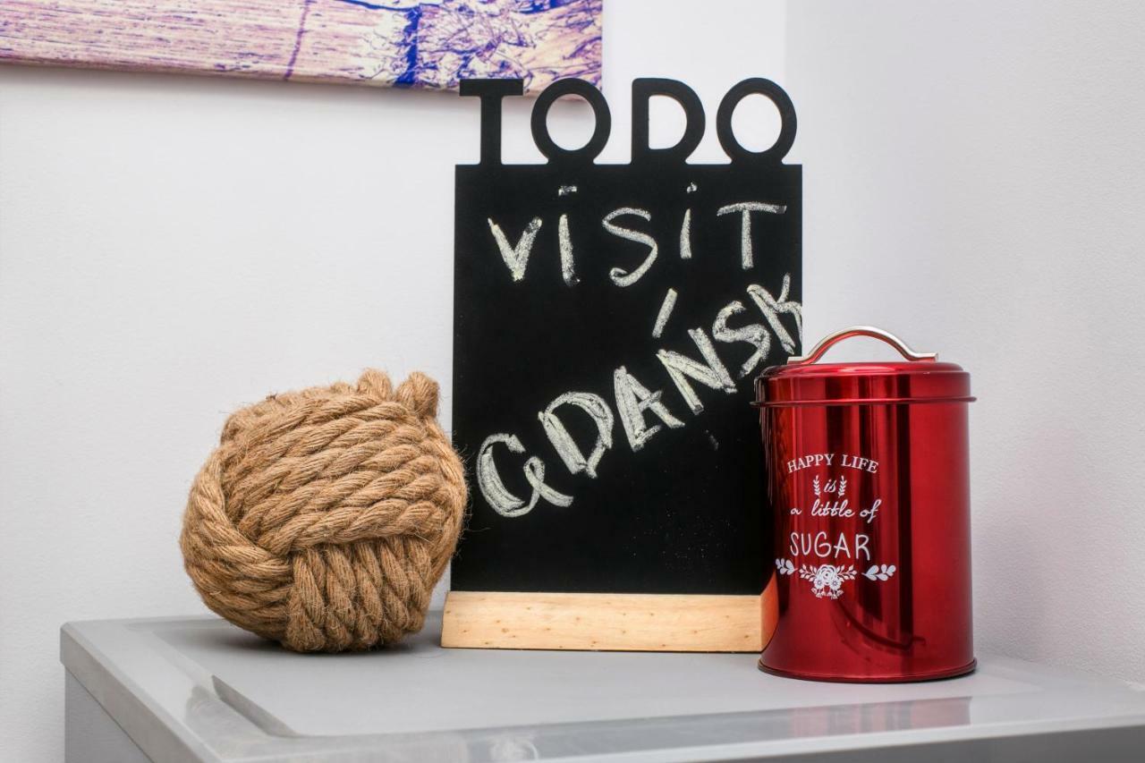 BERG Apartament RED obok Starego Miasta Gdansk Bagian luar foto