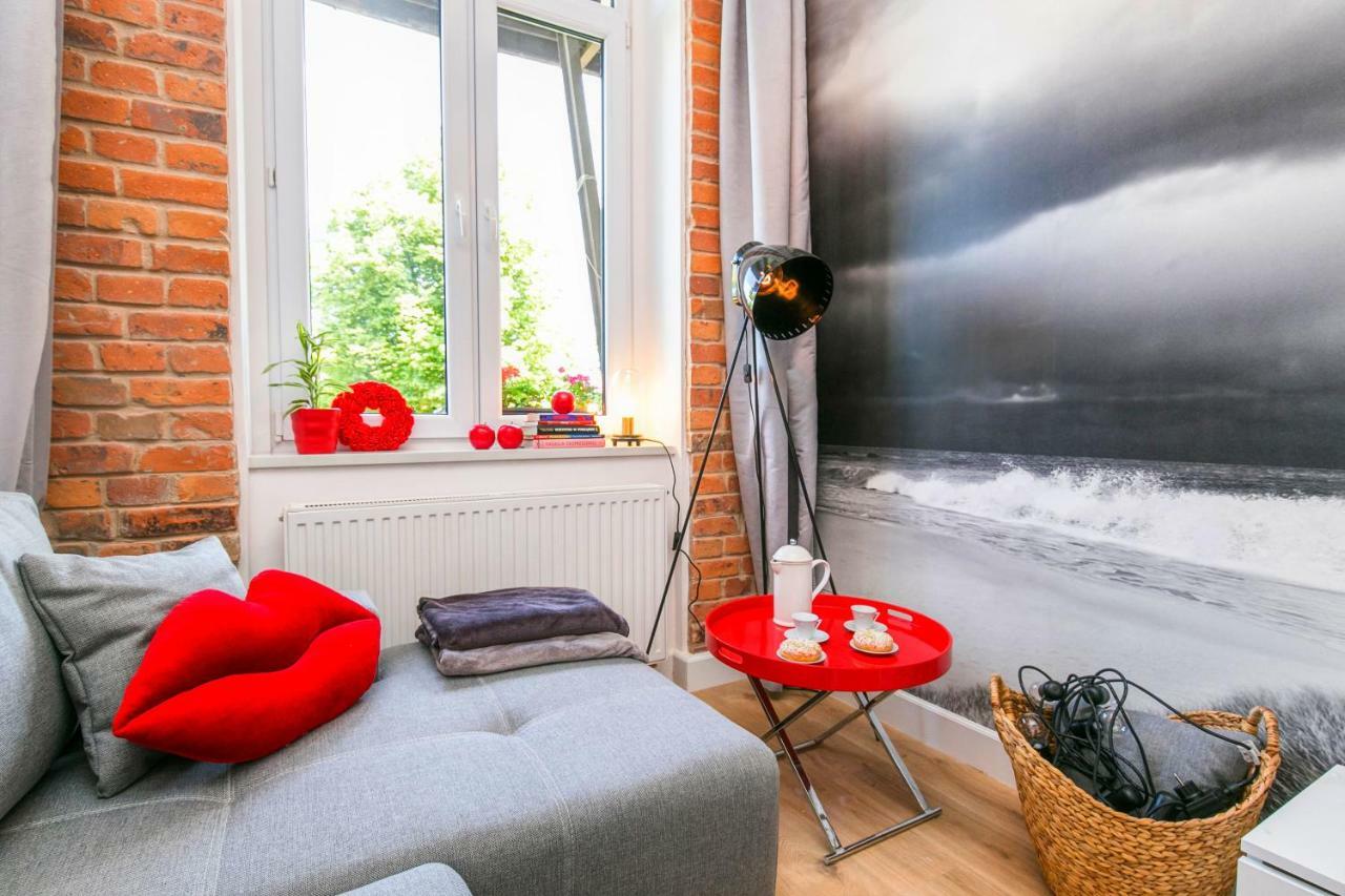 BERG Apartament RED obok Starego Miasta Gdansk Bagian luar foto